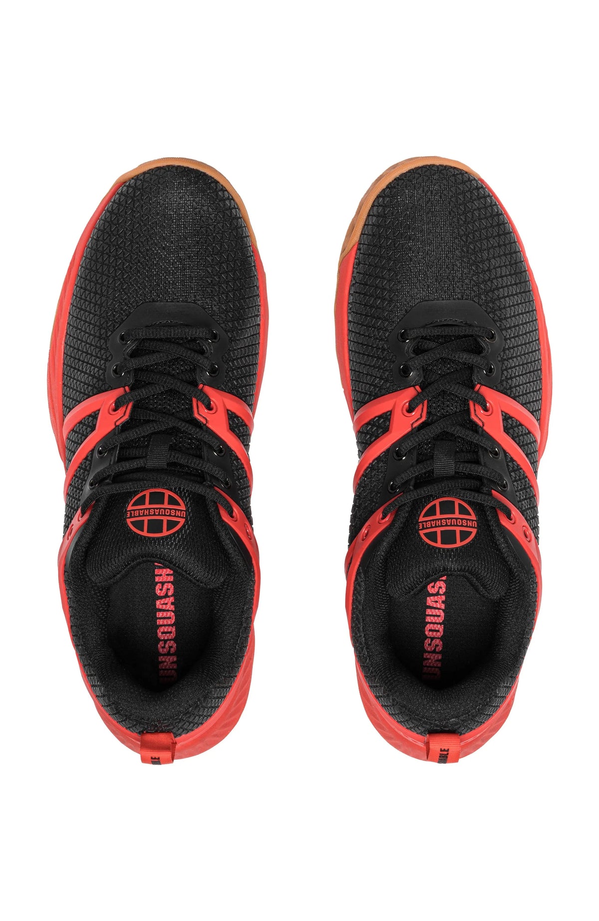 UNSQUASHABLE TOUR-TEC PRO Squash Shoe - BLACK/RED - UNSQUASHABLE